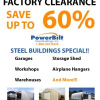 Powerbilt Steel Buildings up to 60% off!